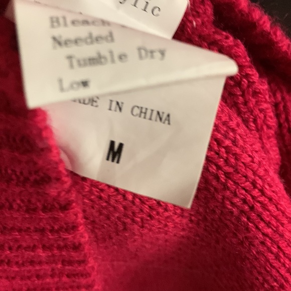 Raspberry Sweater Dress M - Picture 6 of 7